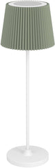 Lampe de table Eglo Leonero - rechargeable - LED - 37 cm - blanc vert - lumière blanche orientable - sans fil - dimmable