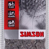 Chaîne Simson Dérailleur 10 - chaîne vélo 10 vitesses, antirouille, 116 maillons, 1 2 X5 64