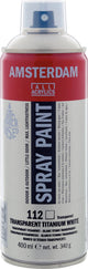 Peinture aérosol Amsterdam - peinture en aérosol - #112 - blanc de titane transparent - - 400ml