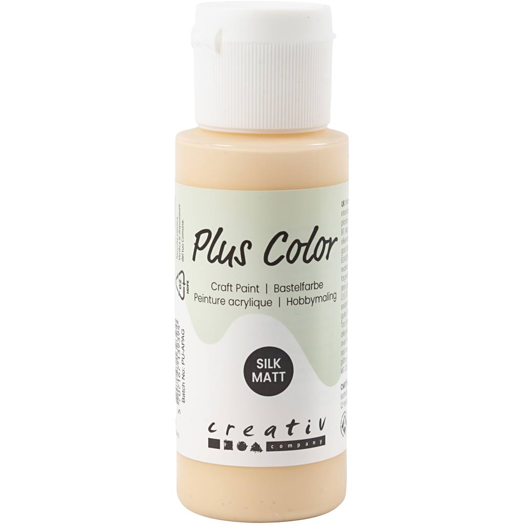 Peinture acrylique Plus Color, beige clair, 60 ml 1 flacon
