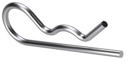 Clip de verrouillage à ressort simple 2mm d11024 l=52mm | 10 pièces