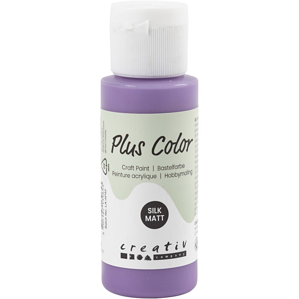 Peinture acrylique Plus Color, lilas foncé, 60 ml 1 flacon