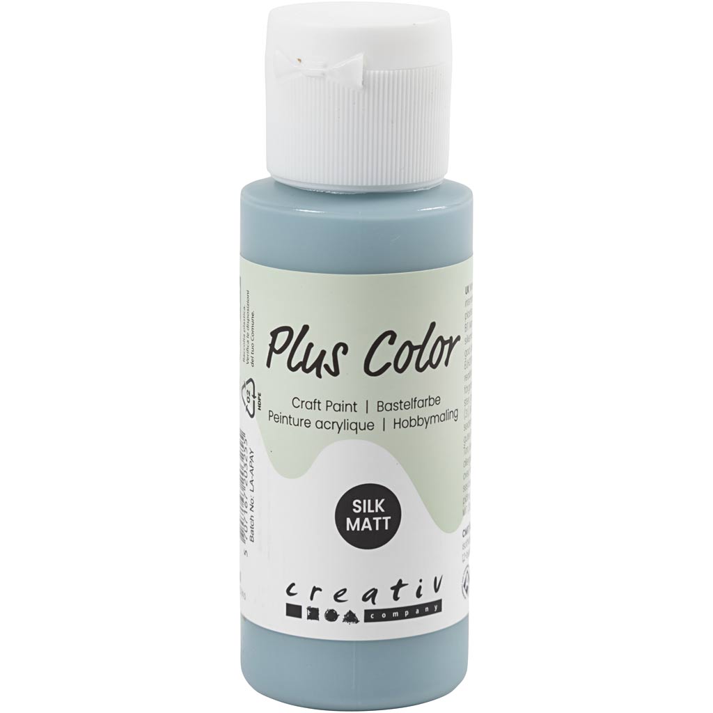 Peinture acrylique Plus Color, bleu tendre, 60 ml 1 flacon