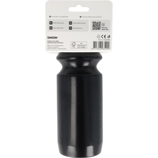 Gourde Simson 600ml noir