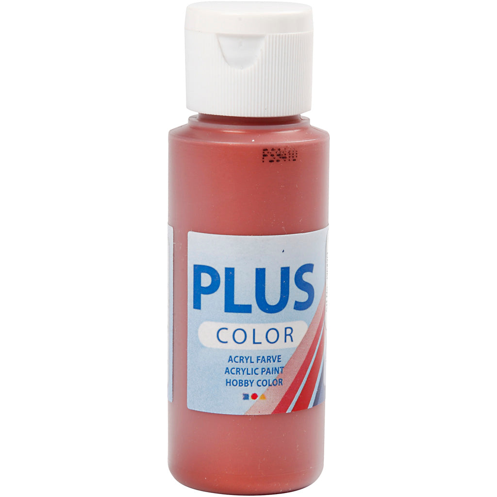 Peinture acrylique Plus Color, cuivre rouge, 60 ml 1 flacon