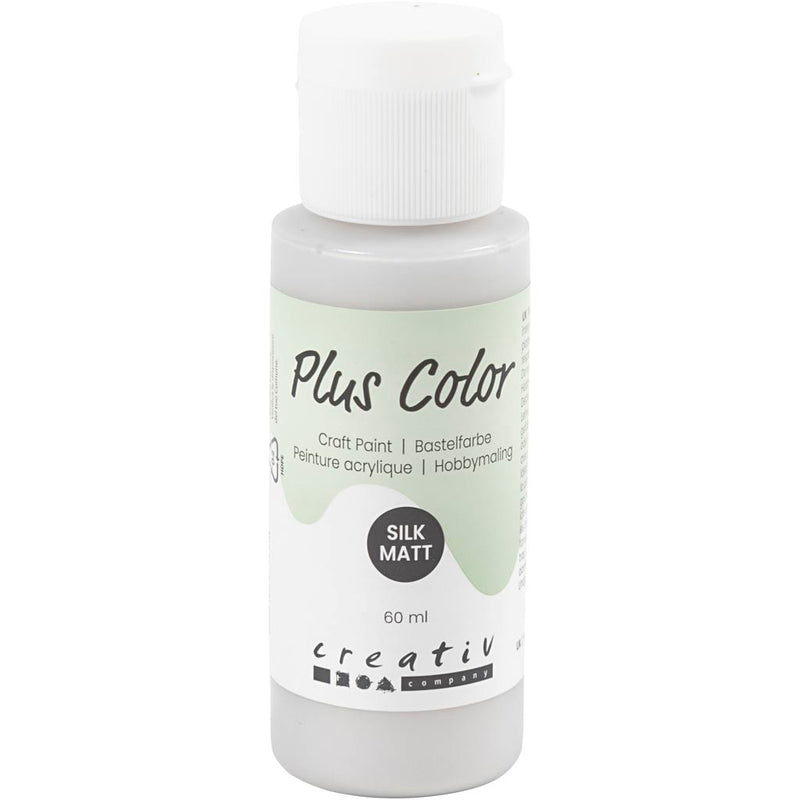 Peinture acrylique Plus Color, argent, 60 ml 1 bouteille