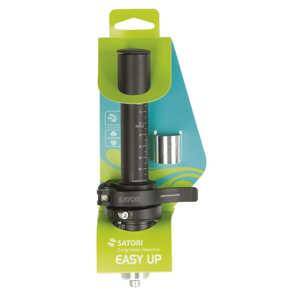 Rallonge de potence réglable Satori Easy Up 1-1 8 - noir