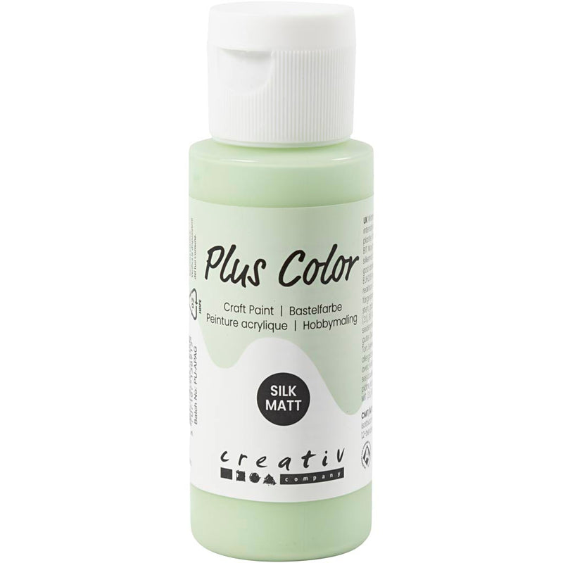 Peinture acrylique Plus Color, vert printemps, 60 ml 1 flacon