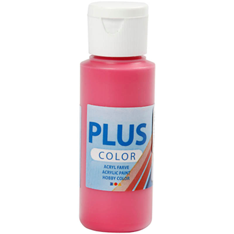 Peinture acrylique Plus Color, rouge primaire, 60 ml 1 flacon