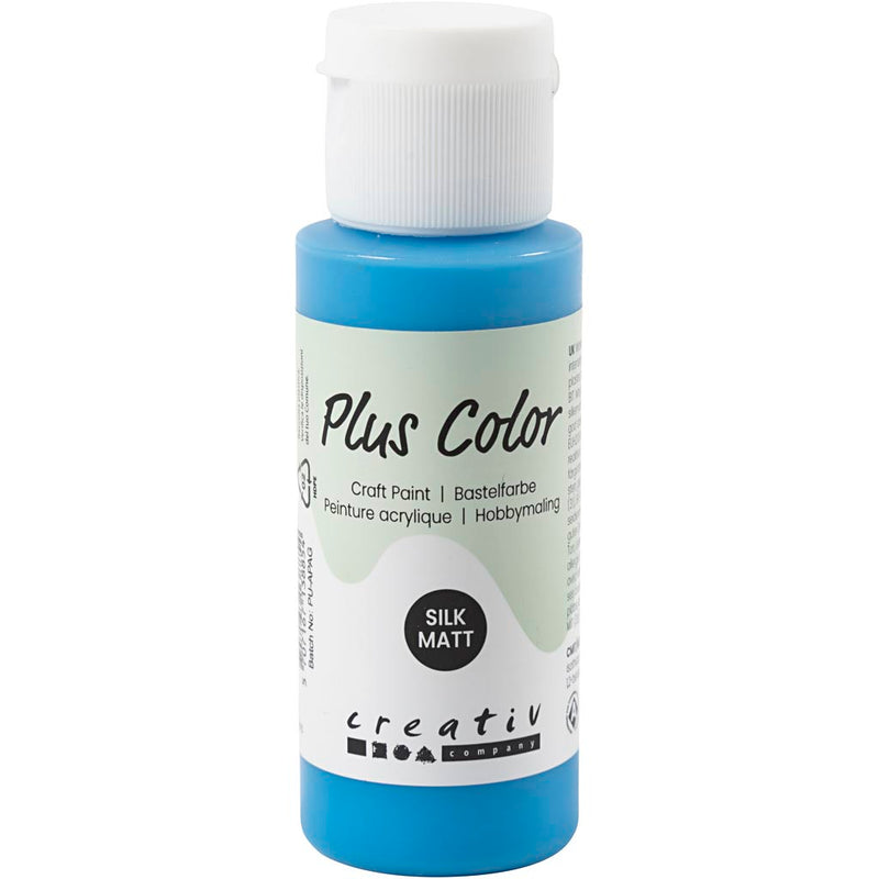 Peinture acrylique Plus Color, bleu primaire, 60 ml 1 flacon