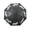 Chiens parapluies réfléchissants noirs