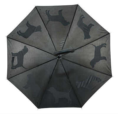 Chiens parapluies réfléchissants noirs