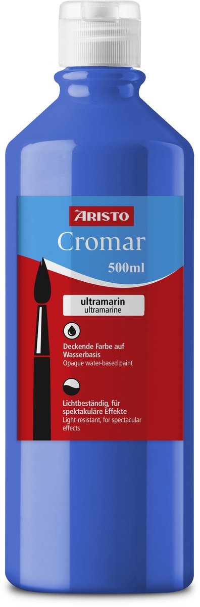 Peinture Aristo - cromar - peinture acrylique - 500 ml - outremer - ar-30960