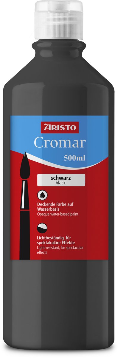 Peinture Aristo - cromar - 500ml - noir - ar-30870