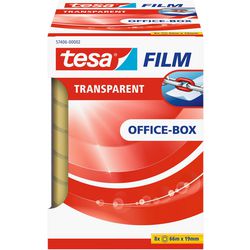 Ruban tesafilm 19mmx66m transparent 8 pièces