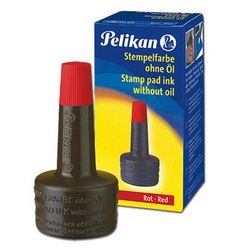Encre à tamponner pelikan 4k 28ml rouge
