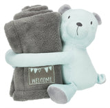 Trixie Junior Play Set Couverture et ours Grey Mint Green - afbeelding 2