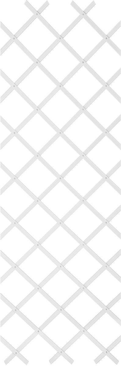 Nature Nature Garden Slat Travail 50x150 cm PVC blanc 6040701