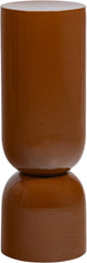 Pot toval haut Woood - métal - jaune miel brillant - 95x32x32