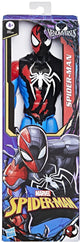 Figurine articulée Marvel Hasbro Spider-Man Venom contre Spider-Man Titan.