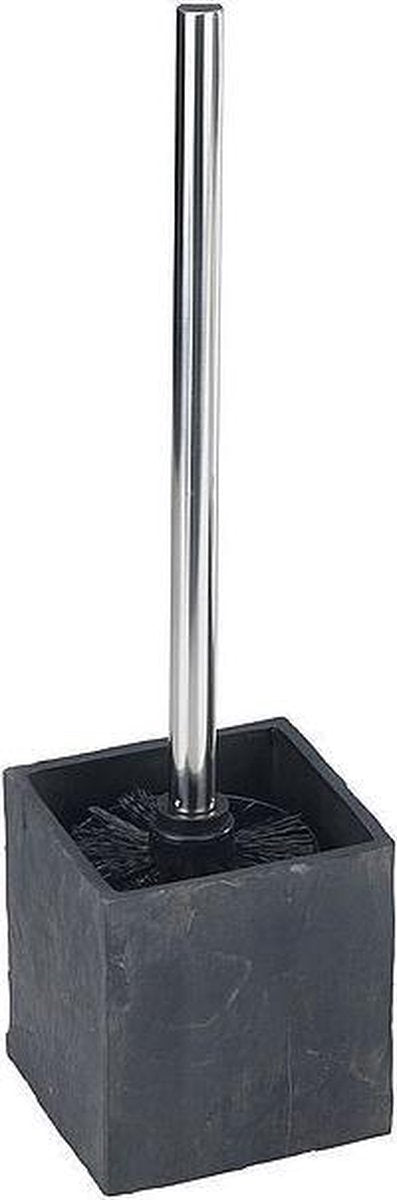 Wenko brosse de toilette et support polyrésine 10 x 39 cm anthracite