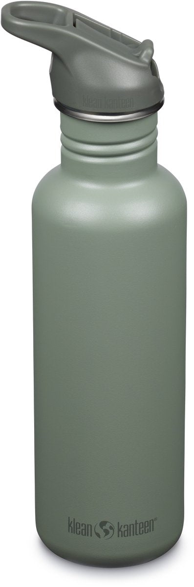 Bouteille de boisson Klean Kanteen - Classic - Sportdop avec flip - Spray marin - 800 ml