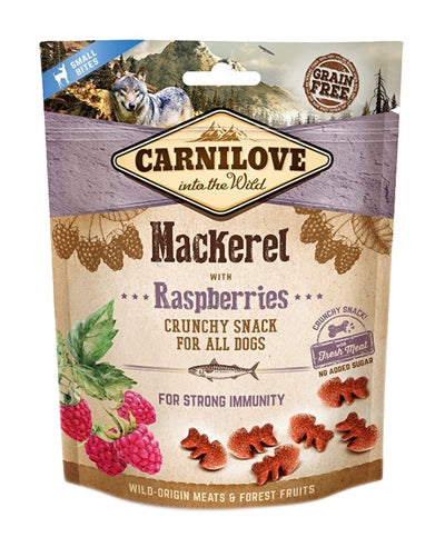 Carnilove Crunchy Snack MacKerel framboise