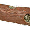 Tube de tunnel Trixie avec foin et pois de carotte de fleur d'hibiscus