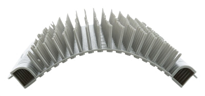 Trixie Massage Brush Brush Corner Grey