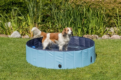 Couverture Trixie pour piscine pour chien bleu clair