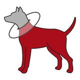 Trixie Protective Collar mousse en caoutchouc gris - afbeelding 2