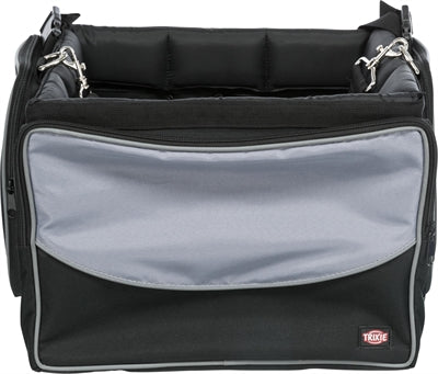 Panier de vélo Trixie pour la direction du nylon noir gris