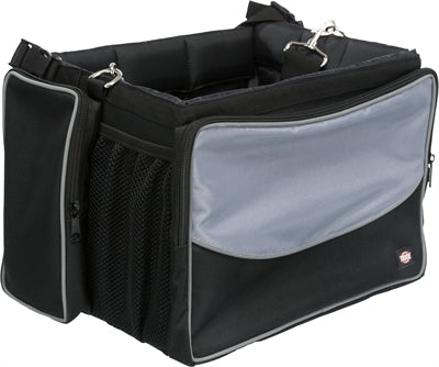 Panier de vélo Trixie pour la direction du nylon noir gris