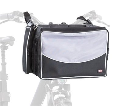 Panier de vélo Trixie pour la direction du nylon noir gris
