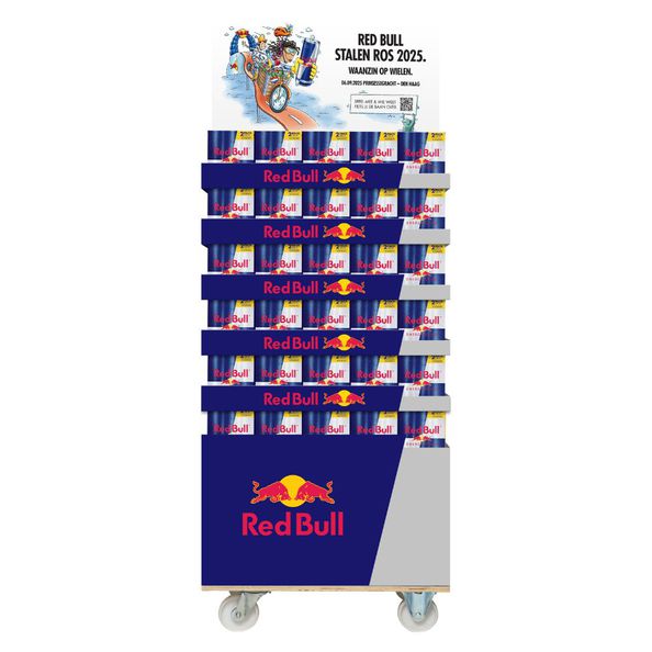 Bidon de taureau rouge 250 ml. Paquet de 2 a180