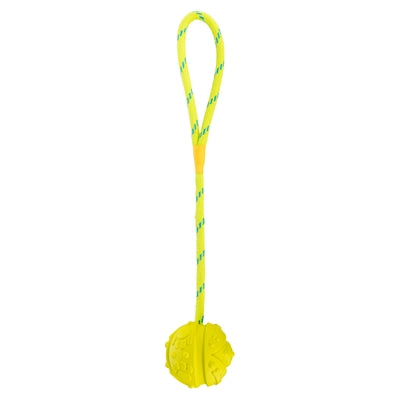 Boule de trixie sur corde assorti flottant en caoutchouc naturel
