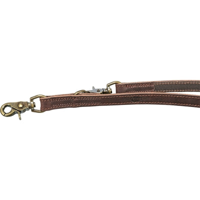 Trixie Dog Leash Rustic Adjudable Cuir Brown foncé