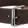 Trixie Collar chien rustique gras en cuir foncé marron foncé