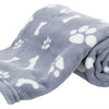 Trixie Dog Couverture Kenny Fleece Bone James Bleu