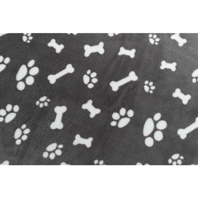 Trixie Dog Couverture Kenny Fleece Bone James Gray