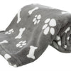 Trixie Dog Couverture Kenny Fleece Bone James Gray