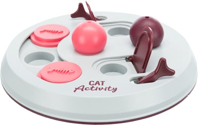 Trixie Cat Activity Flip Board Bes Pink Grey clair