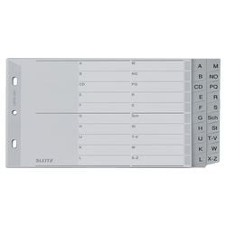 Onglets en polypropylène Leitz gris a à z a5