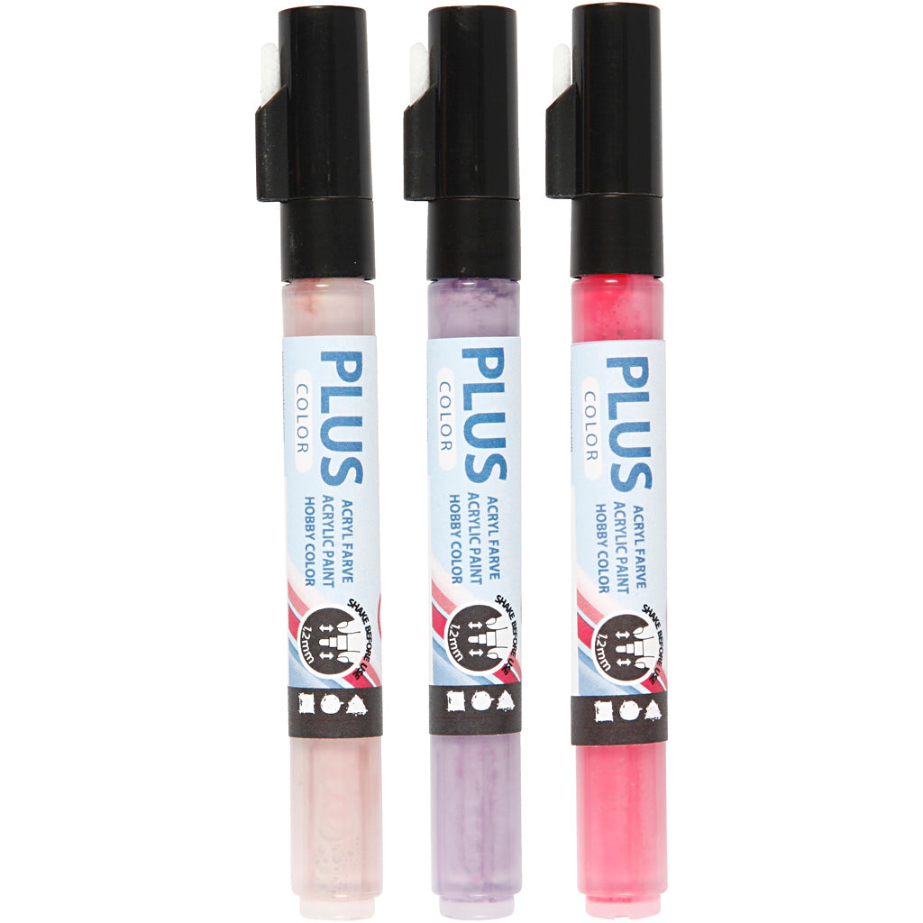 Plus de peinture couleur étouffe - fuchsia, rose poussiéreuse, lila foncé