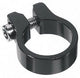 Collier de tige de selle 28,6 mm hexagonal noir