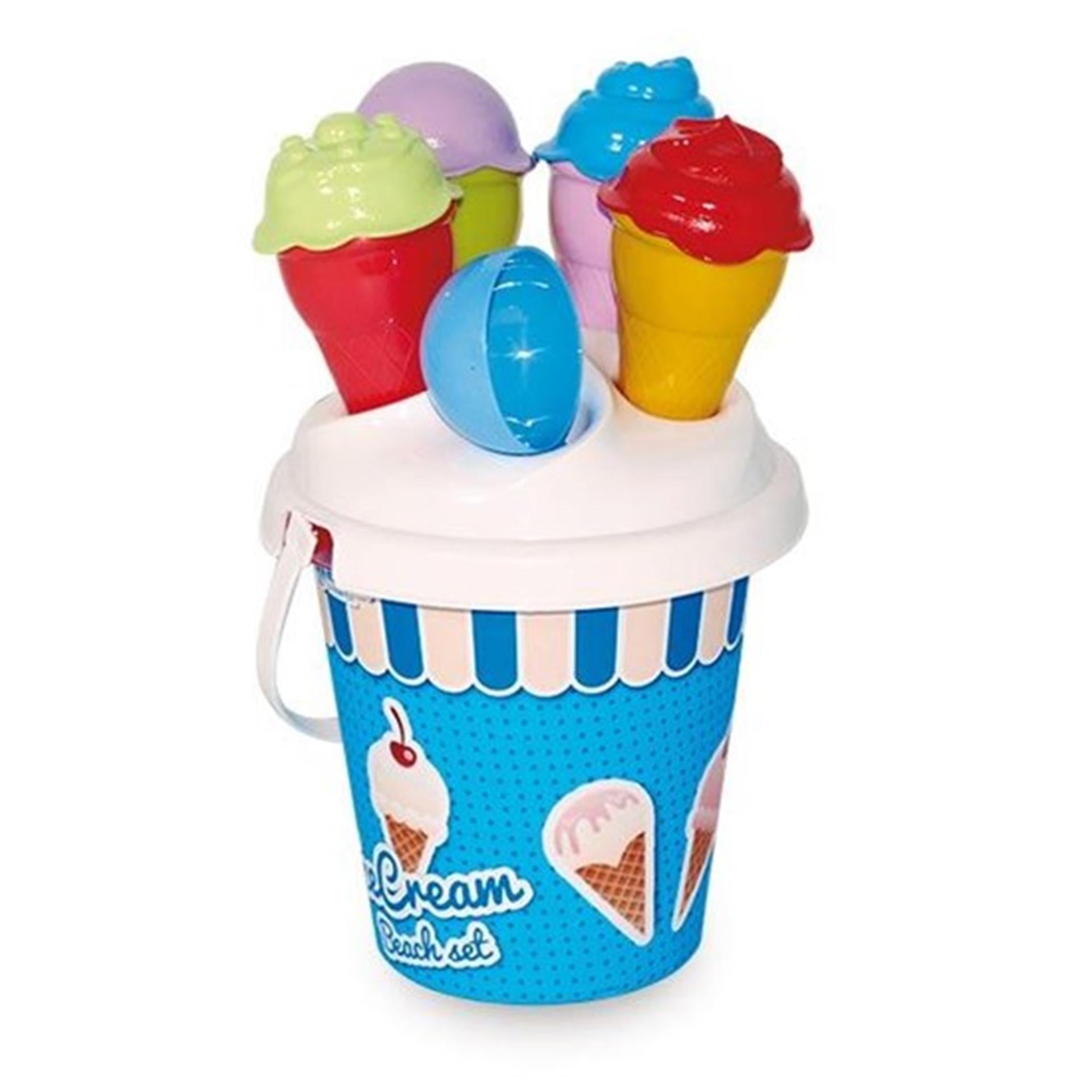 Crème glacée de seau 16 cm 11 pièces assorties