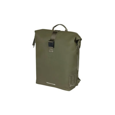 Basil SoHo Nordlicht sac à dos pour vélo - Sac à vélo moderne vert avec lumière LED intégrée pour femmes et hommes #Basil #sac à dos pour vélo #LED #vert