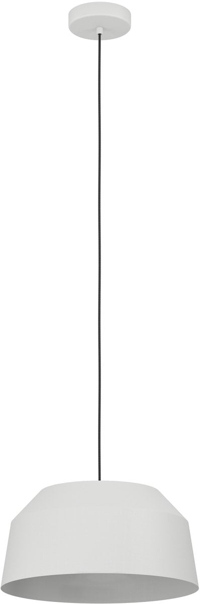 Lampe à suspension Eglo contrisa - e27 - ø 38 cm - gris