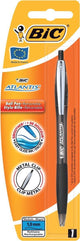 Stylo bille Bic atlantis click noir blister moyen