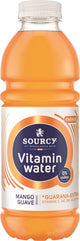 Sourcy - eau vitaminée - mangue goyave - 6 x 1 litre - pack économique